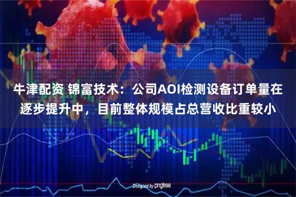 牛津配资 锦富技术:公司AOI检测设备订单量在逐步提升中,目前整体规模占总营收比重较小